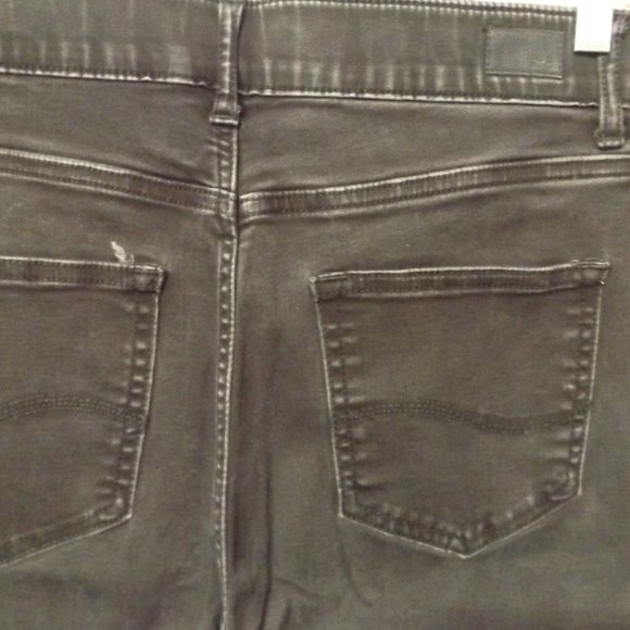 LEE 12, REGULAR FIT, STRAIGHT LEG, MIDRISE, FLEX MOTION, ELASTIC WAIST, BLACK - Picture 2 of 3